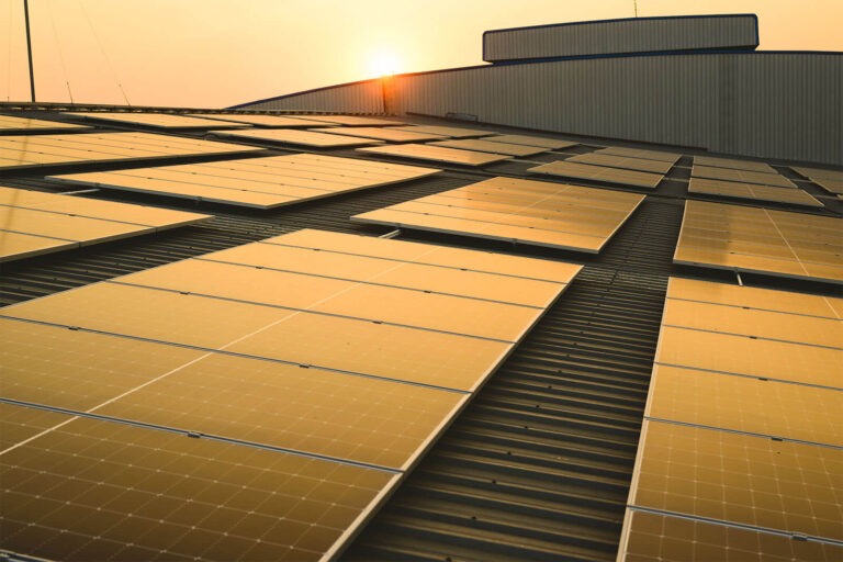 sunset-solar-panel
